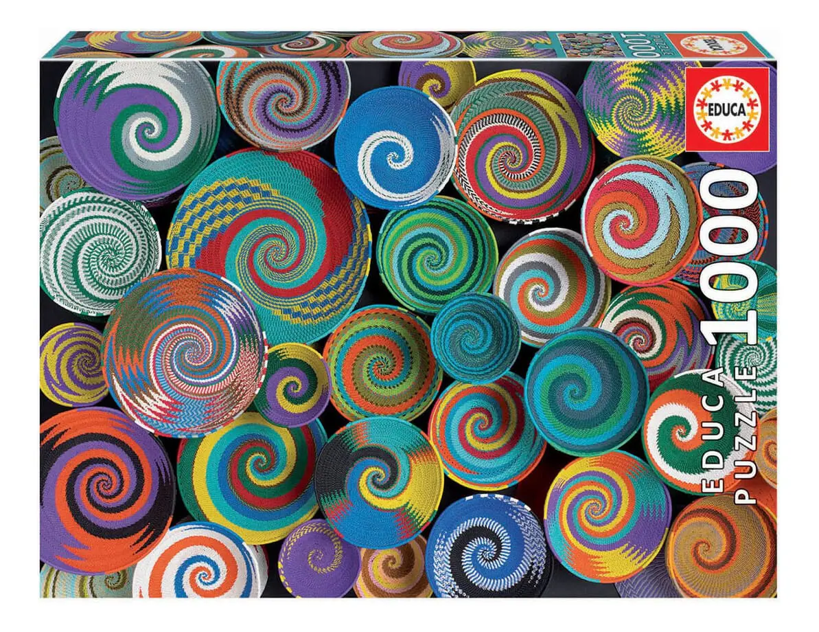 Puzzle Rompecabeza Educa Cestas Africanas 1000 Piezas Trex