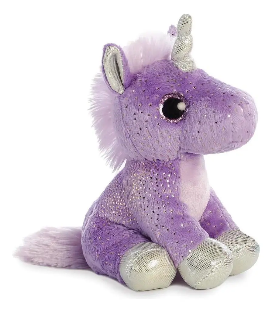 Unicornio De Peluche Sprinkles Suave Juguete Aurora Trex