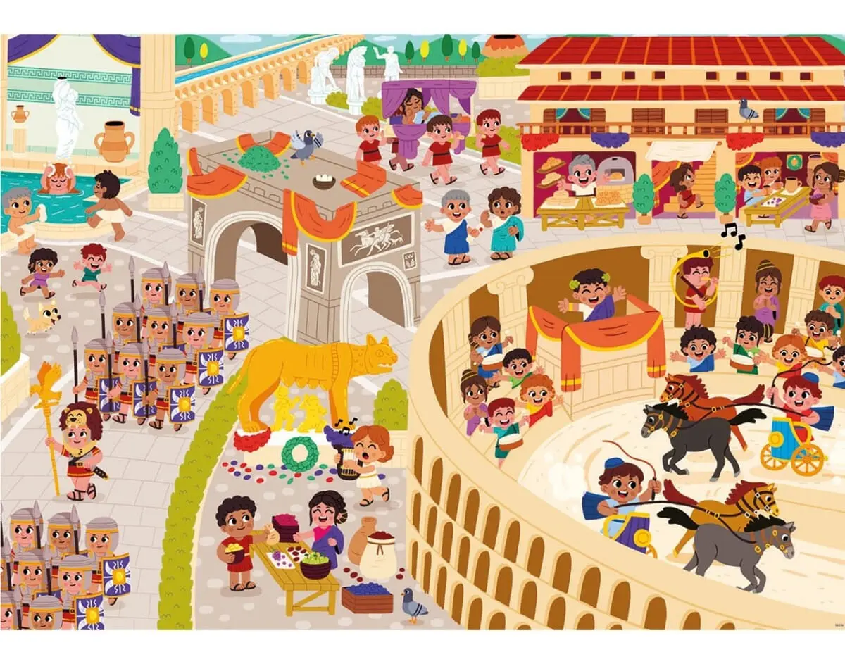 Puzzle Infantil Antigua Roma Diversion 300pcs Educa Trex