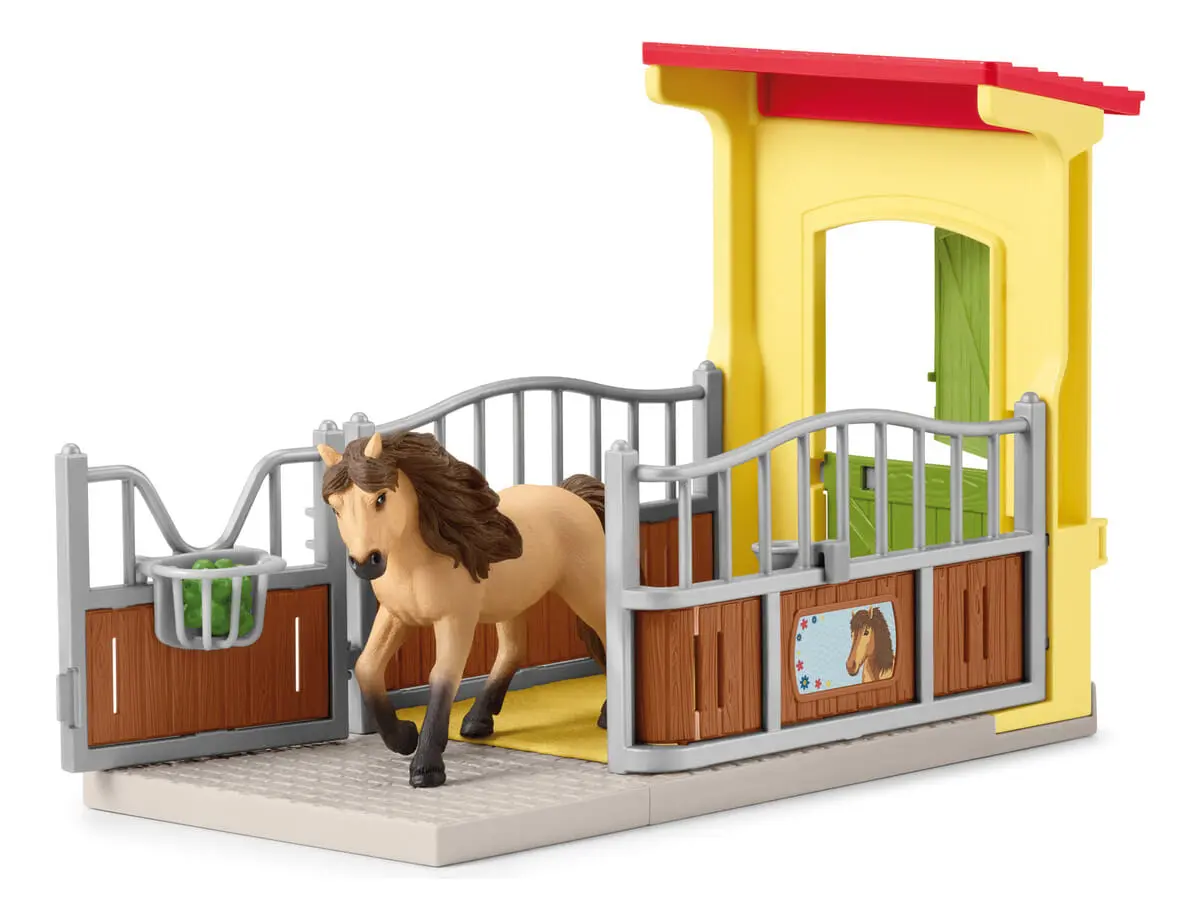 Figura Puerta Mini Establo Granja Infantil Coleccionable Trx
