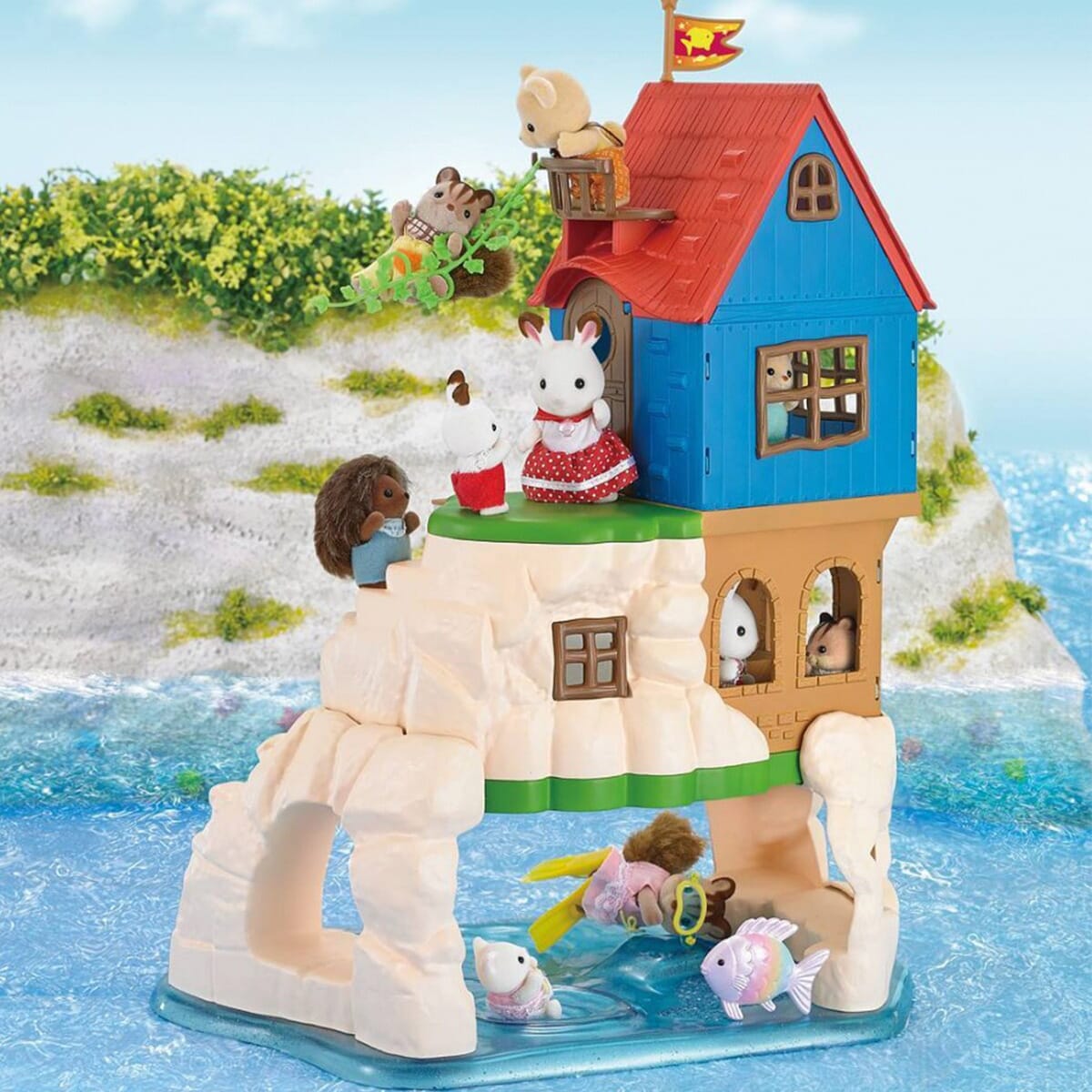 Isla Barco Secreta Sylvanian Families Colección Juguete Tx