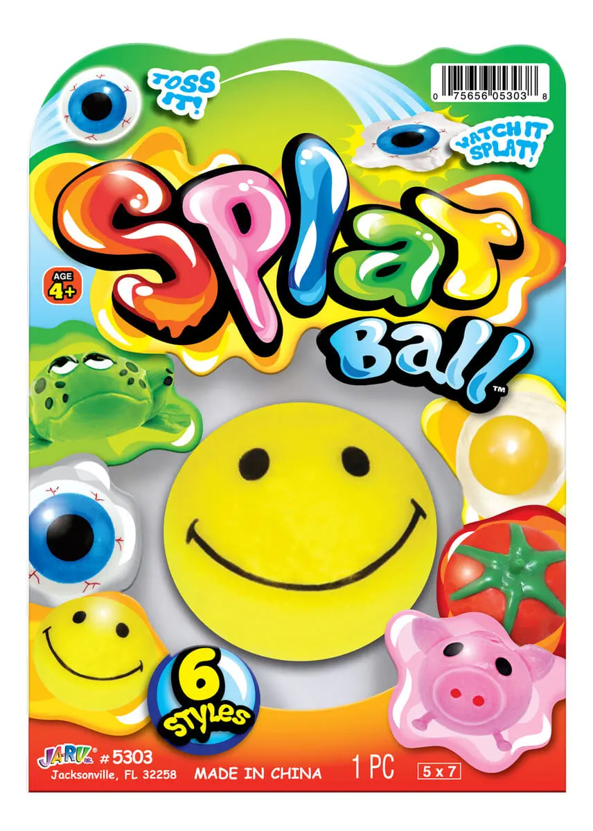 Squishy Bola Antiestrés Esponjosa Splat Ball Juguete Jaru Tx