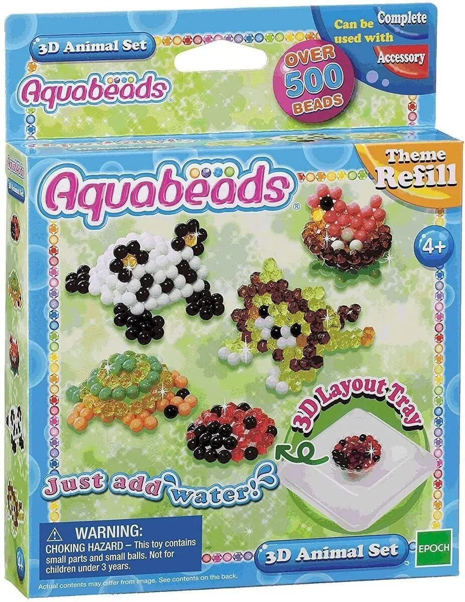 Aquabeads 3d Animal Set Juego Infantil De Muñecas Niños Tx