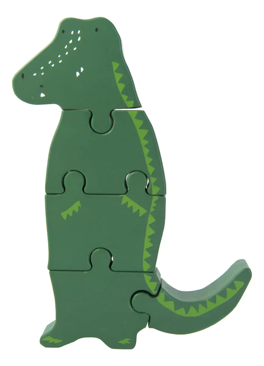 Puzzle Rompecabezas Animales Cuerpo Madera Trixie Trex