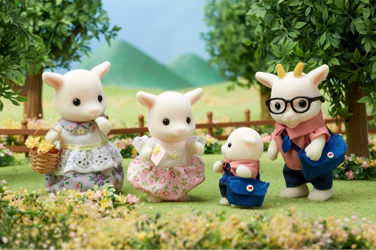 Sylvanian Families Familia Cabras Cabritas Muñeco Infantil