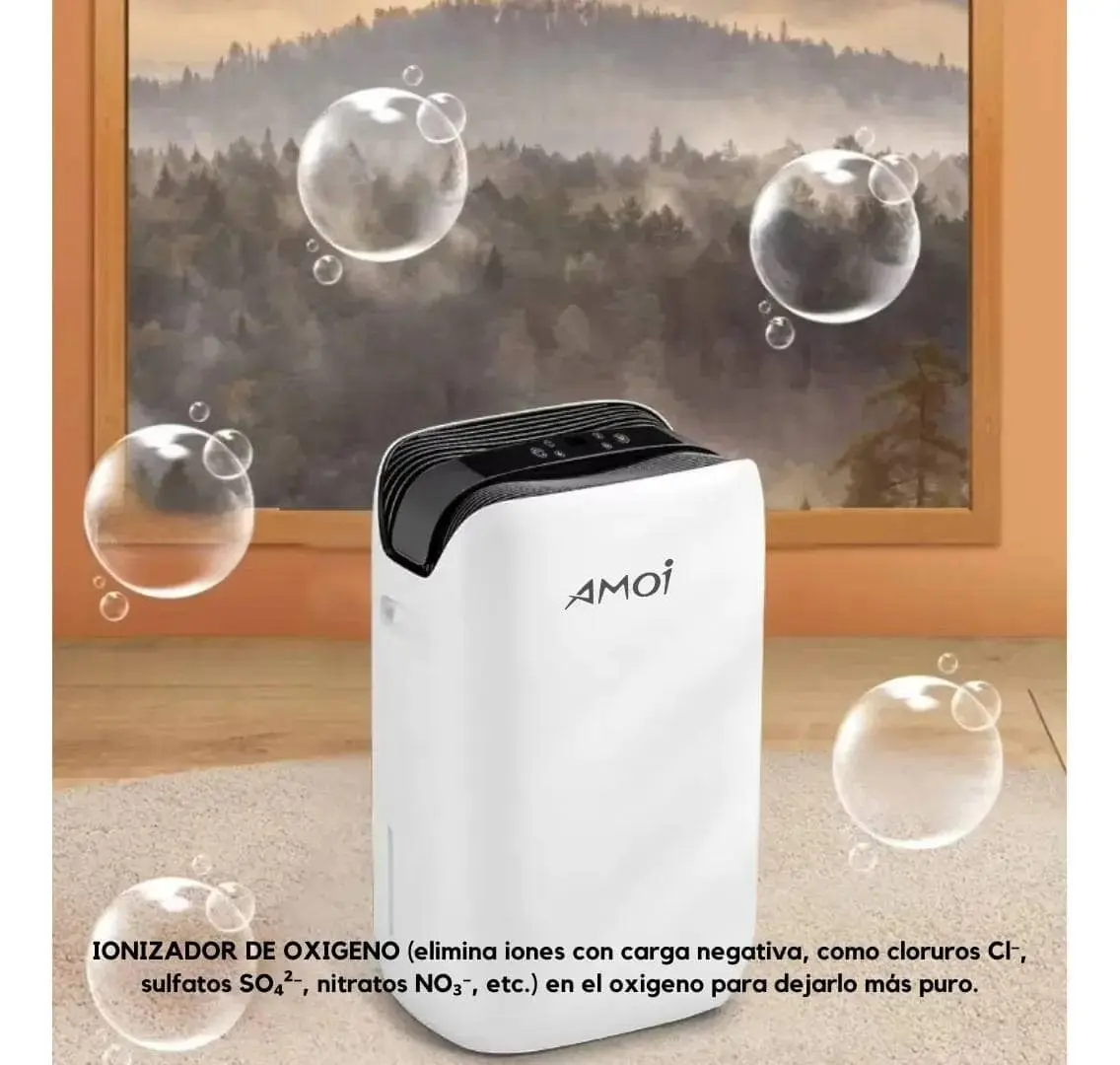 Deshumidificador Amoi 14l Digital Purificador Ionizador Trex