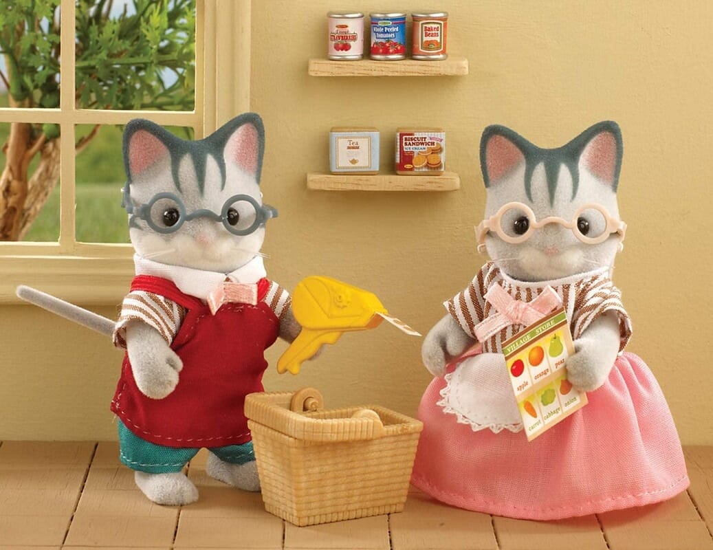 Sylvanian Families Dueños De Supermercado Muñecos Trex