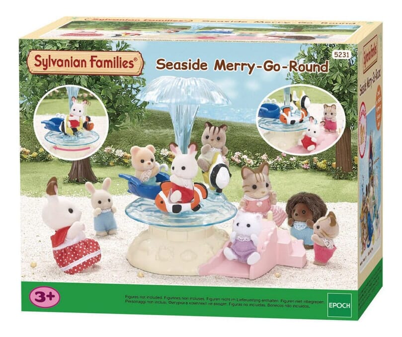 Sylvanian Families Carrusel Calesita Fuente Juguete Niños Tx