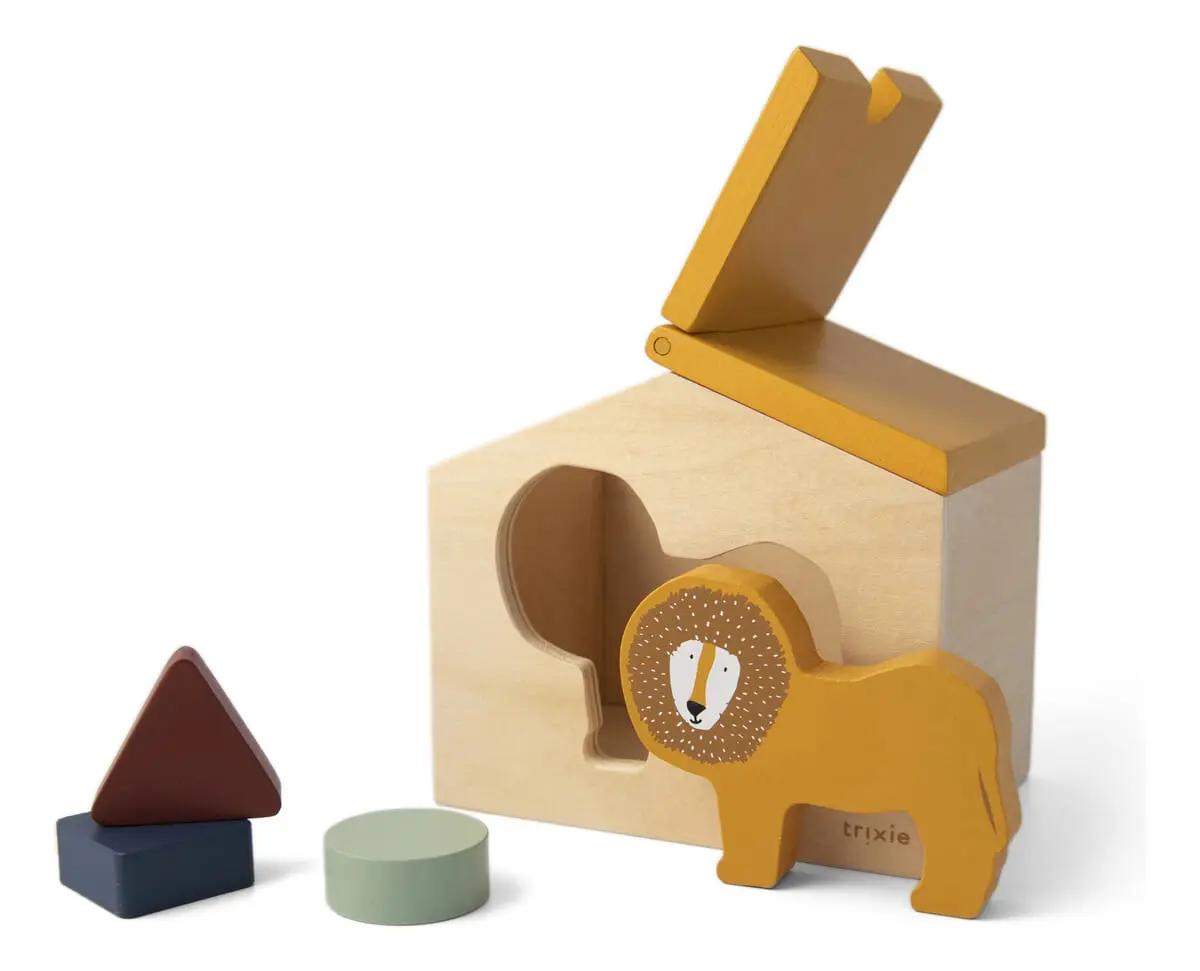 Juego Encastre Formas Casa De Aimales Trixie Infantil Trex