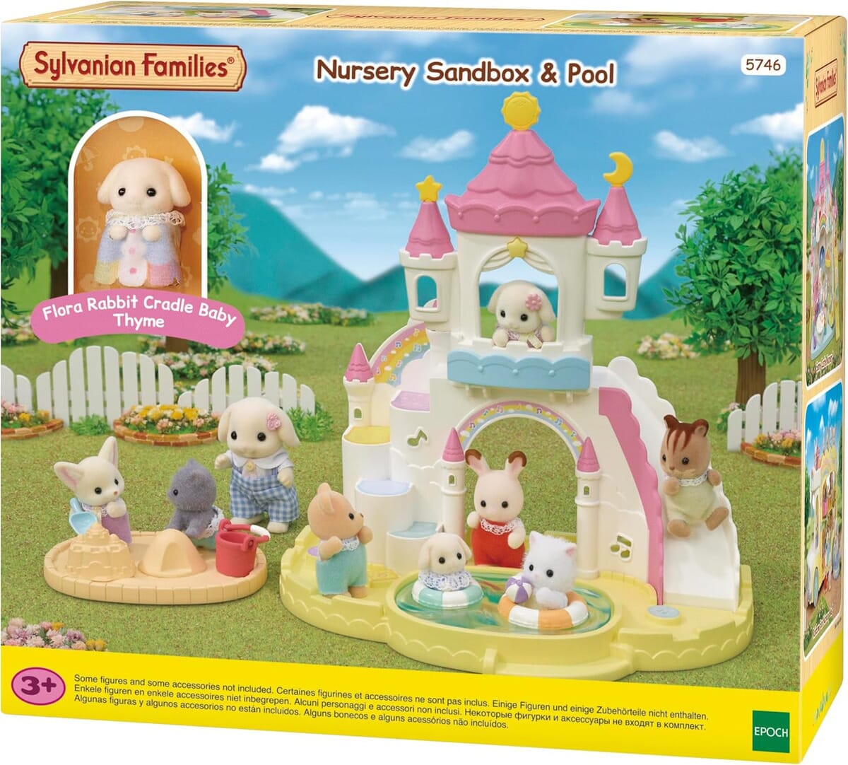 Arenero Piscina Guardería Sylvanian Families Ternuritos Trex