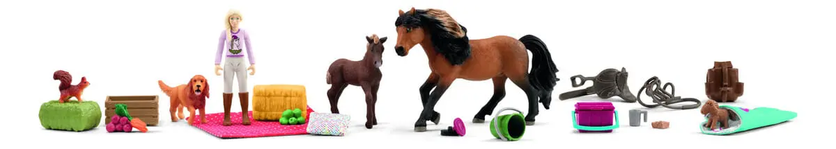 Set Figuras + Acc Calendario Adviento Caballos Schleich Tx