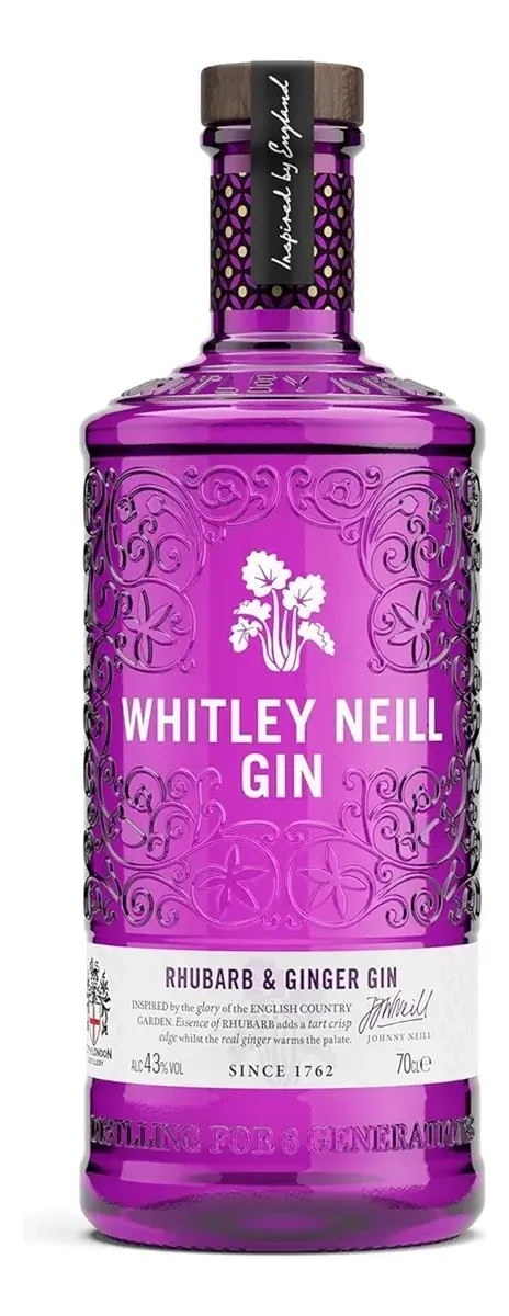 Gin Whitley Neill Rhubarb & Ginger 700ml 43% Premium Trex