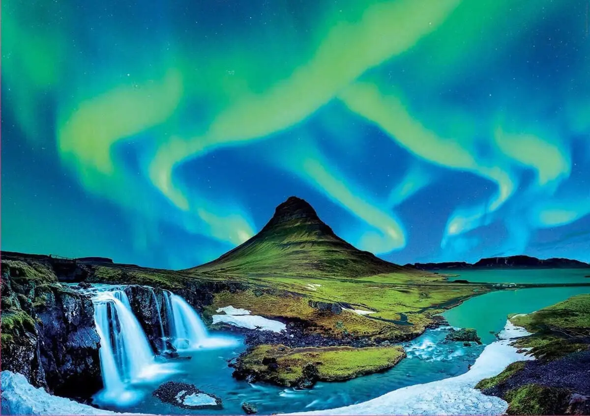 Puzzle Rompecabeza Educa Aurora Boreal Islandia 1500 Piezas