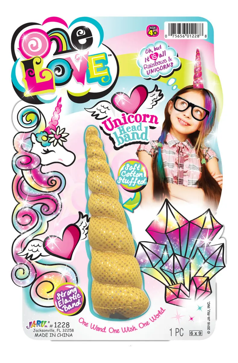 Cuerno Unicornio Para Vincha Decoracion Ja Ru Calidad Trex