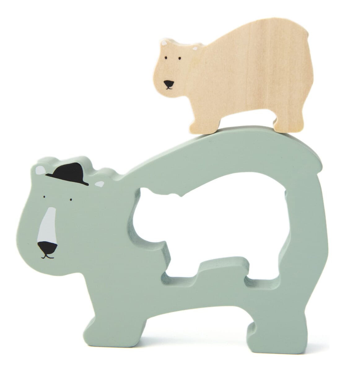 Juego Encantre Puzzle Trixie Madera Animales Bebe Trex