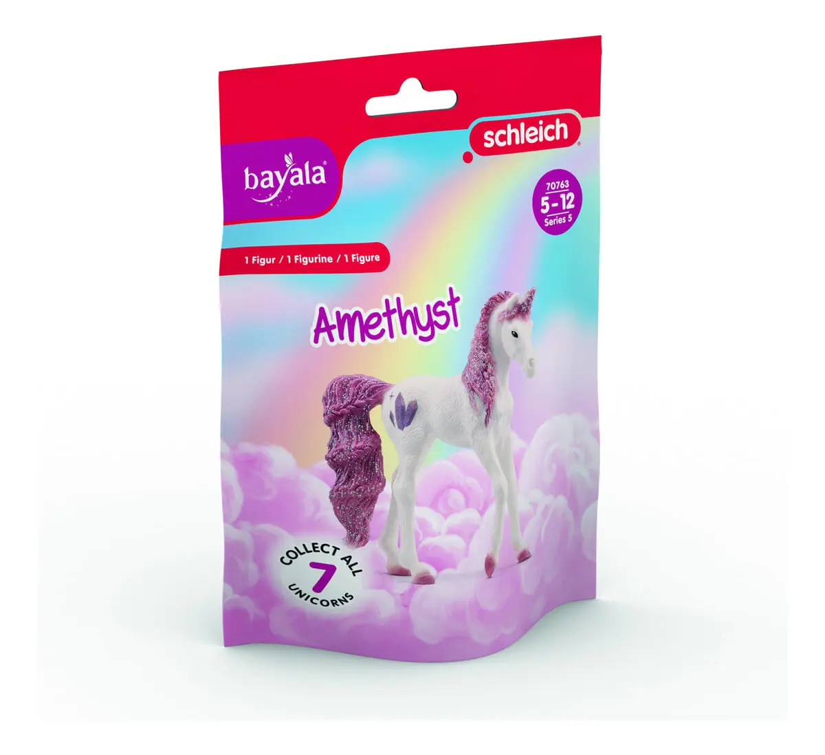 Figura Unicornio Amatista Bayala Schleich Caballo Trex