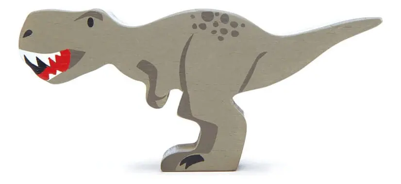 Figura Tiranosaurio Rextender Leaf Toys Dinosaurio Madera Tx