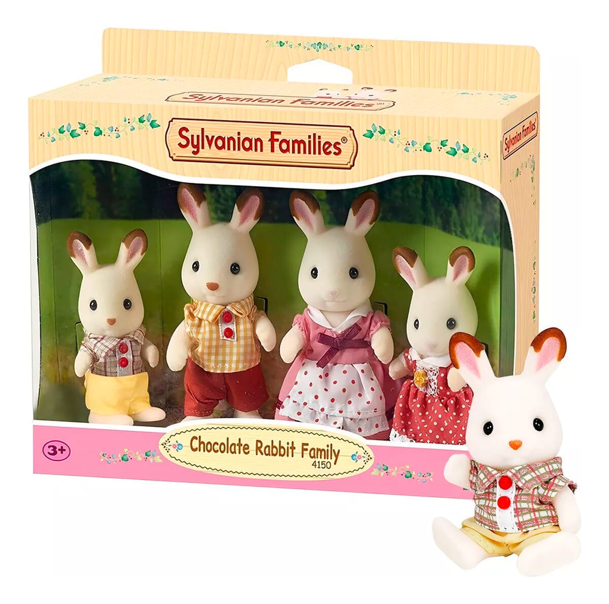 Sylvanian Families Familia Conejo Chocolate Juguete Muñeco ®
