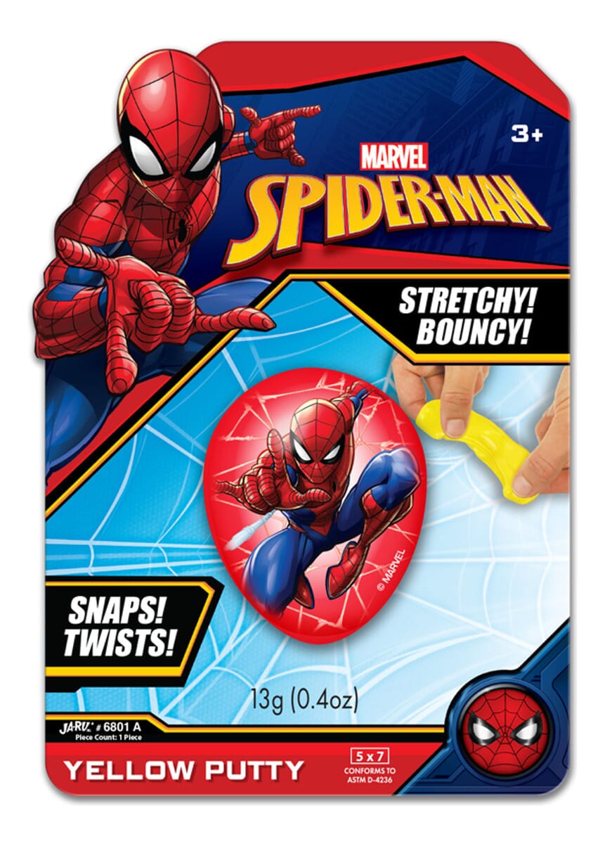 Squishy Slime Spiderman Marvel Huevos Rellenos Ja Ru Trex
