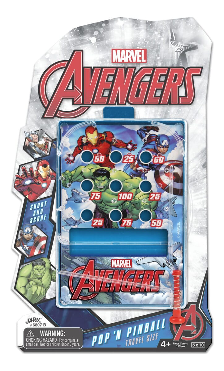 Pinball De Bolsilllo Marvel Avengers Juguete Niño Ja Ru Trex