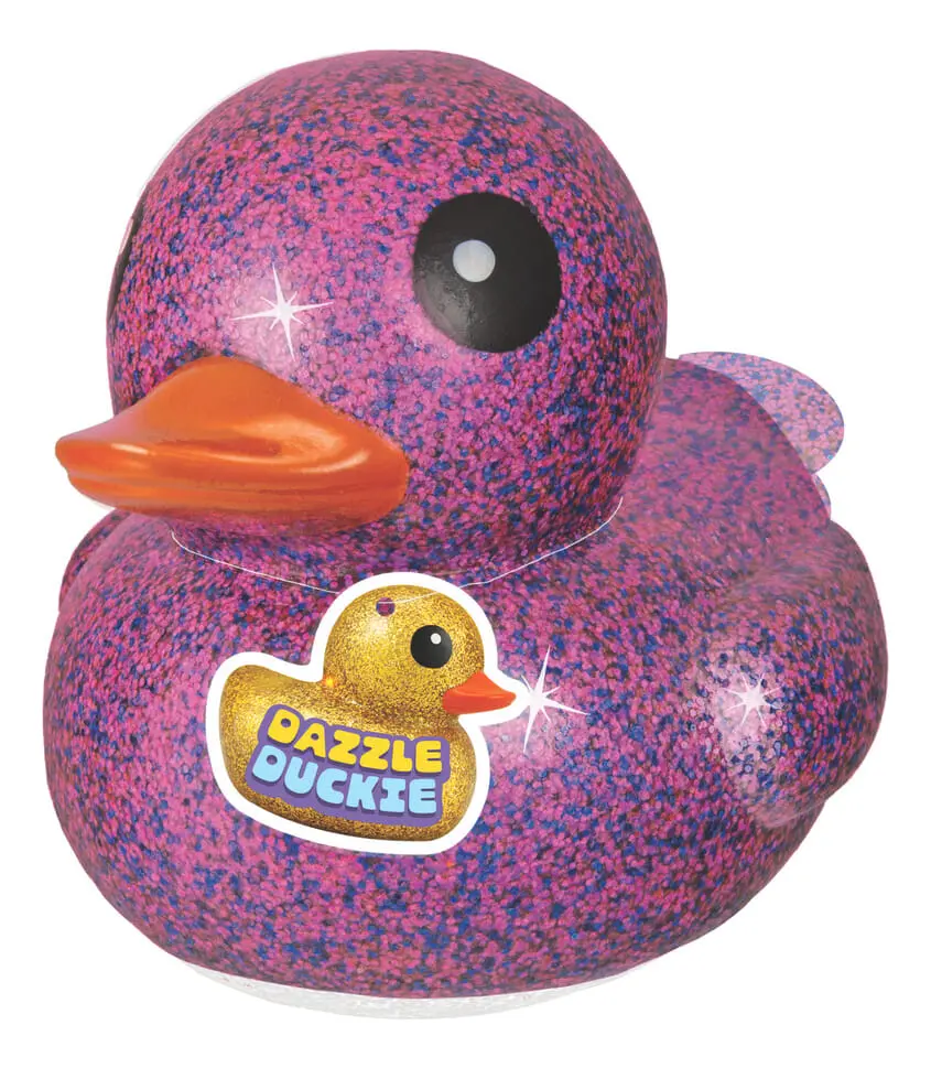 Patito Goma Purpurina Ja-ru Juego Infantil Suave Niñez Tx