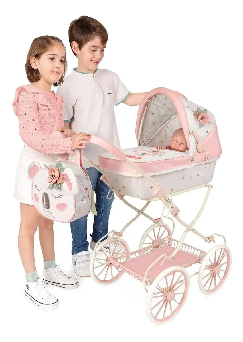 Carro Coche De Muñeca Plegable Koala Llorens Reborn Trex