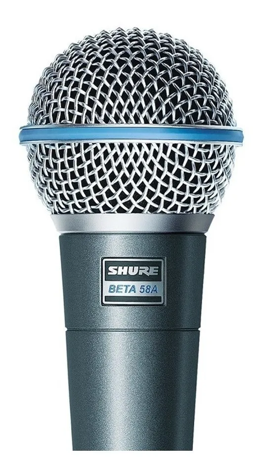 Micrófono Shure Beta Rk265g Dinámico Supercardioide Color Azul/plata